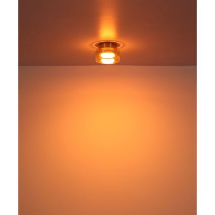 Globo - LED Stropna svetilka 1xGX53/6W/230V pr. 13 cm dimna/rjava