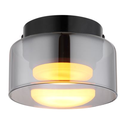 Globo - LED Stropna svetilka 1xGX53/6W/230V pr. 13 cm dimna/črna