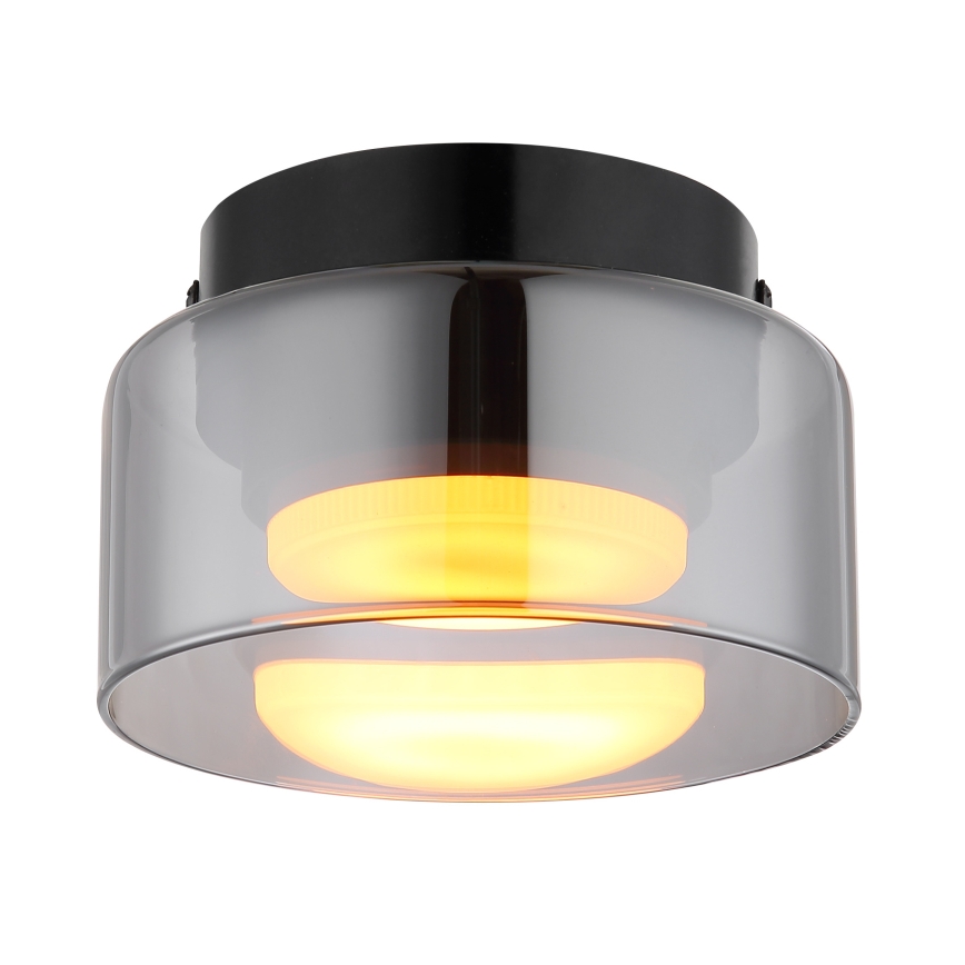 Globo - LED Stropna svetilka 1xGX53/6W/230V pr. 13 cm dimna/črna