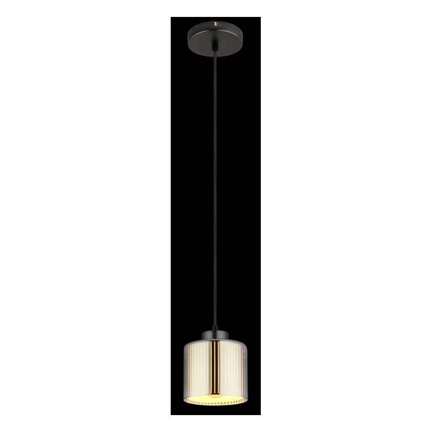 Globo - Lestenec na vrvici 1xE27/60W/230V sijajni krom pr. 14 cm