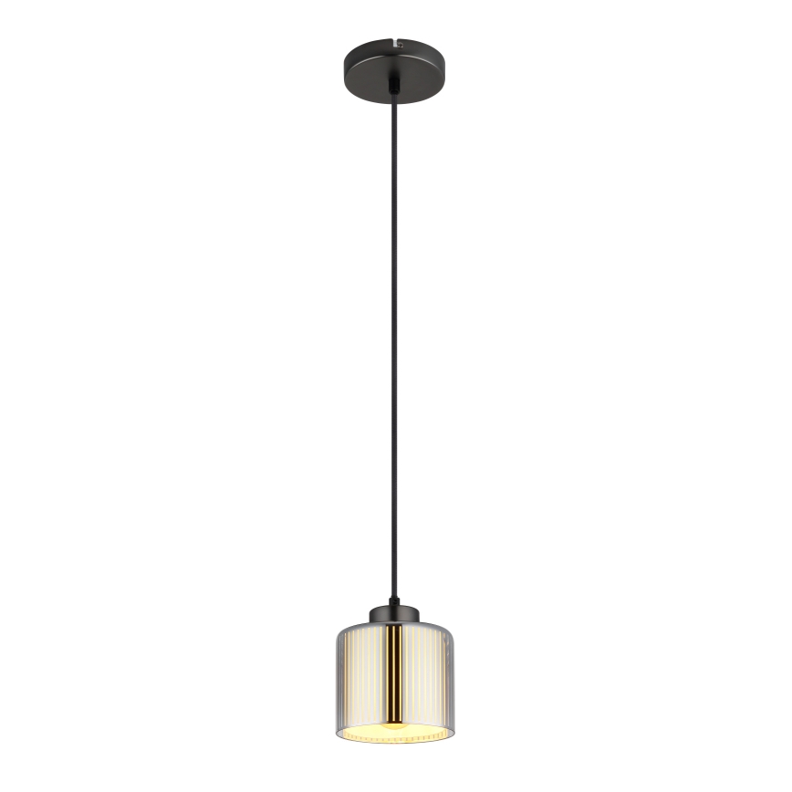 Globo - Lestenec na vrvici 1xE27/60W/230V sijajni krom pr. 14 cm
