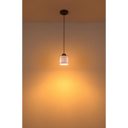 Globo - Lestenec na vrvici 1xE27/60W/230V sijajni krom pr. 14 cm