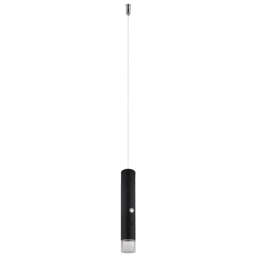 Globo - LED zatemnjiva svetilka na dotik, polnilna 2 v 1, LED/2W/230/5V, črna