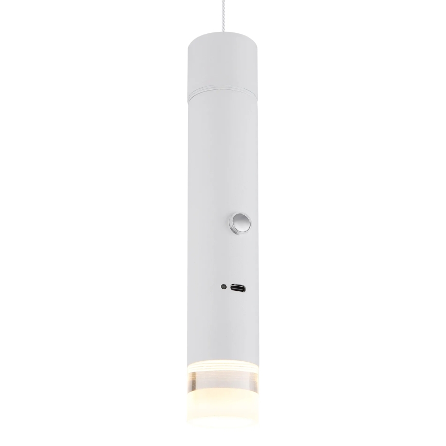 Globo - LED zatemnjevalno svetilo na dotik s polnjenjem 2v1 LED/2W/230/5V bela