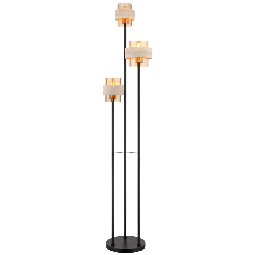 Globo - stoječa svetilka 3xE27/40W/230V travertin