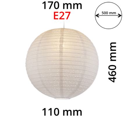 GLOBO 16911 - Senčnik za lestenec VARYS E27 pr. 50 cm