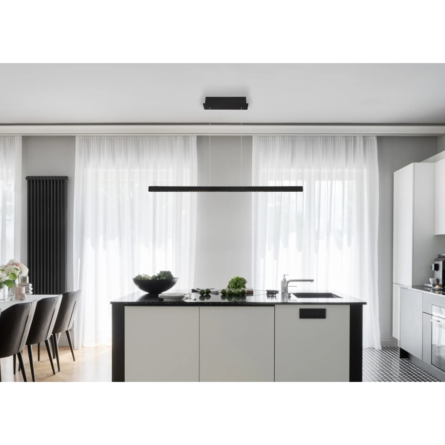 Globo - LED zatemljiv lestenec na kablu, upravljan na dotik LED/43W/230V 4000K črna