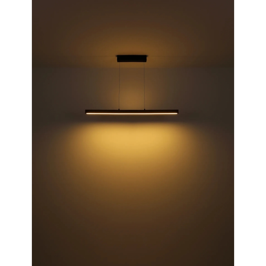 Globo - LED zatemnjevalna viseča svetilka z dotikom na kablu LED/24W/230V + LED/3W 3000K rjava