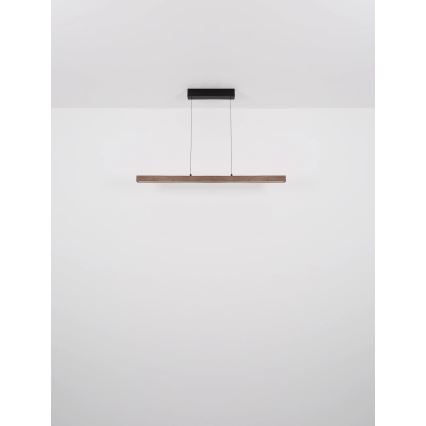 Globo - LED zatemnjevalna viseča svetilka z dotikom na kablu LED/24W/230V + LED/3W 3000K rjava