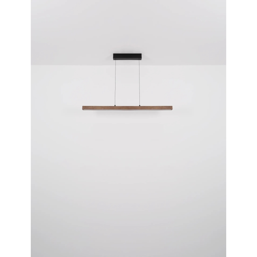 Globo - LED zatemnjevalna viseča svetilka z dotikom na kablu LED/24W/230V + LED/3W 3000K rjava