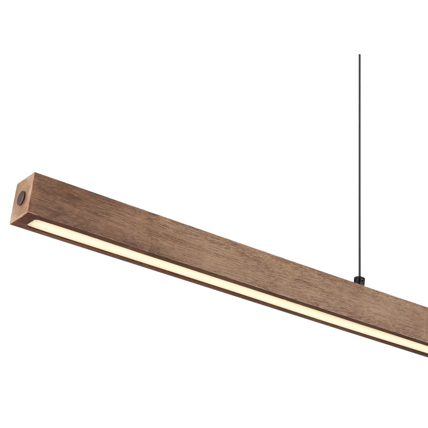 Globo - LED zatemnjevalna viseča svetilka z dotikom na kablu LED/24W/230V + LED/3W 3000K rjava