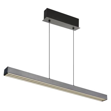 Globo - LED lestenec na vrvici z zatemnitvijo na dotik LED/39W/230V 2700/4000/6000K siva