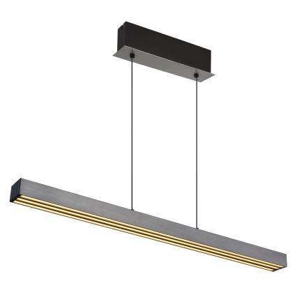Globo - LED lestenec na vrvici z zatemnitvijo na dotik LED/39W/230V 2700/4000/6000K siva
