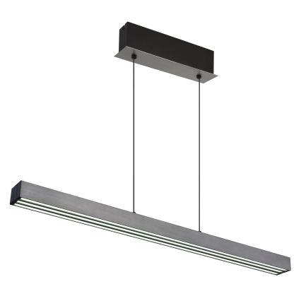 Globo - LED lestenec na vrvici z zatemnitvijo na dotik LED/39W/230V 2700/4000/6000K siva