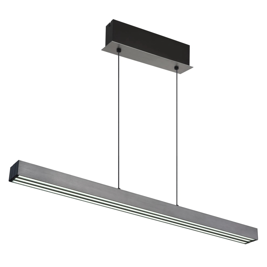 Globo - LED lestenec na vrvici z zatemnitvijo na dotik LED/39W/230V 2700/4000/6000K siva