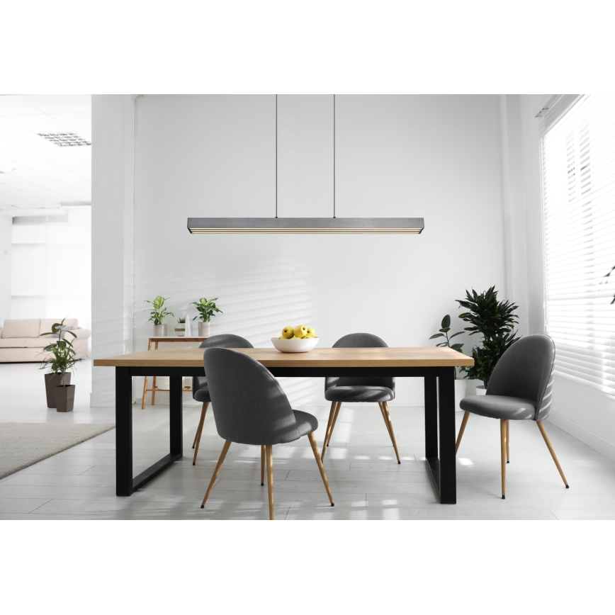 Globo - LED zatemnjevalna viseča svetilka na dotik na kablu LED/39W/230V 2700/4000/6000K matni krom