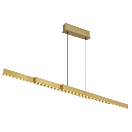 Globo - LED zatemljiv lestenec na dotik na kablu LED/39W/230V 2700/4000/6000K medenina