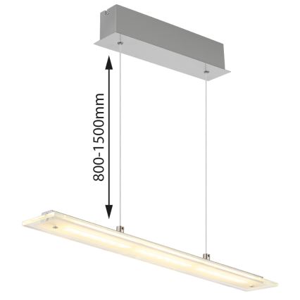 Globo - LED lestenec na kablu z zatemnjevanjem na dotik LED/12W/230V 3000/4000/6500K