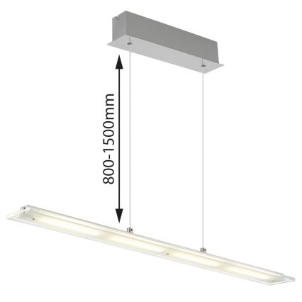 Globo - LED lestenec na kablu z zatemnjevanjem na dotik LED/20W/230V 3000/4000/6500K