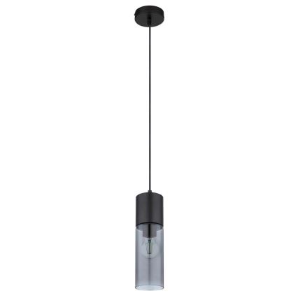 Globo - Lestenec na vrvici 1xE27/25W/230V pr. 10,5 cm črna
