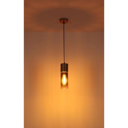 Globo - Lestenec na vrvici 1xE27/25W/230V bron pr. 10 cm