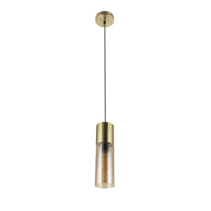 Globo - Lestenec na vrvici 1xE27/25W/230V pr. 10,5 cm medenina