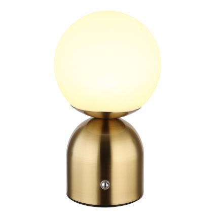 Globo - LED Zatemnitvena namizna svetilka na dotik LED/2,5W/3,7V 2700K/4000K/6500K 1800 mAh USB medenina