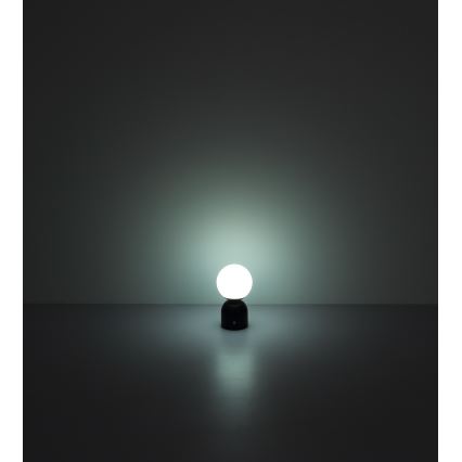 Globo - LED Zatemnitvena namizna svetilka na dotik LED/2,5W/3,7V 2700K/4000K/6500K 1800 mAh USB mat krom