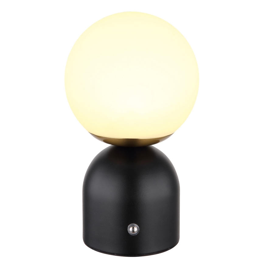 Globo - LED Zatemnitvena namizna svetilka na dotik LED/2,5W/3,7V 2700/4000/65000K 1800 mAh USB črna