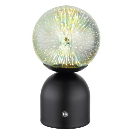 Globo - LED Zatemnitvena namizna svetilka na dotik LED/2,5W/3,7V 2700K/4000K/6500K 1800 mAh USB črna