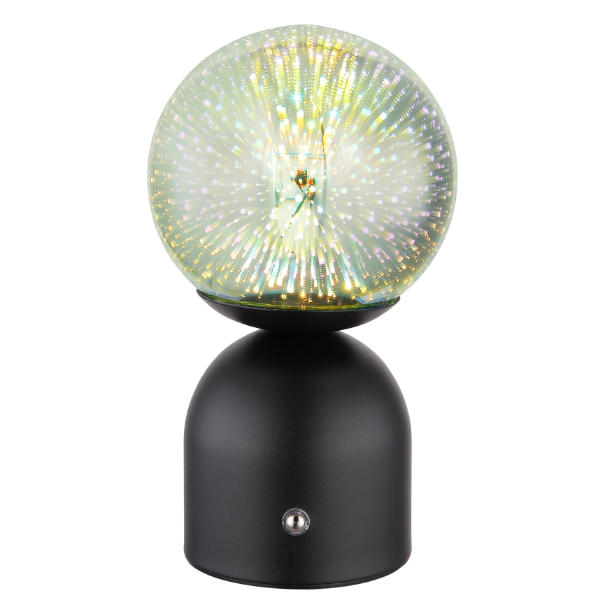 Globo - LED Zatemnitvena namizna svetilka na dotik LED/2,5W/3,7V 2700K/4000K/6500K 1800 mAh USB črna