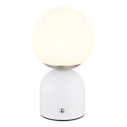 Globo - LED Zatemnitvena namizna svetilka na dotik LED/2,5W/3,7V 2700/4000/6500K 1800 mAh USB bela