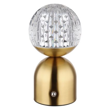 Globo - LED Zatemnitvena namizna svetilka na dotik LED/2,5W/3,7V 2700/4000/6500K 1800 mAh USB medenina