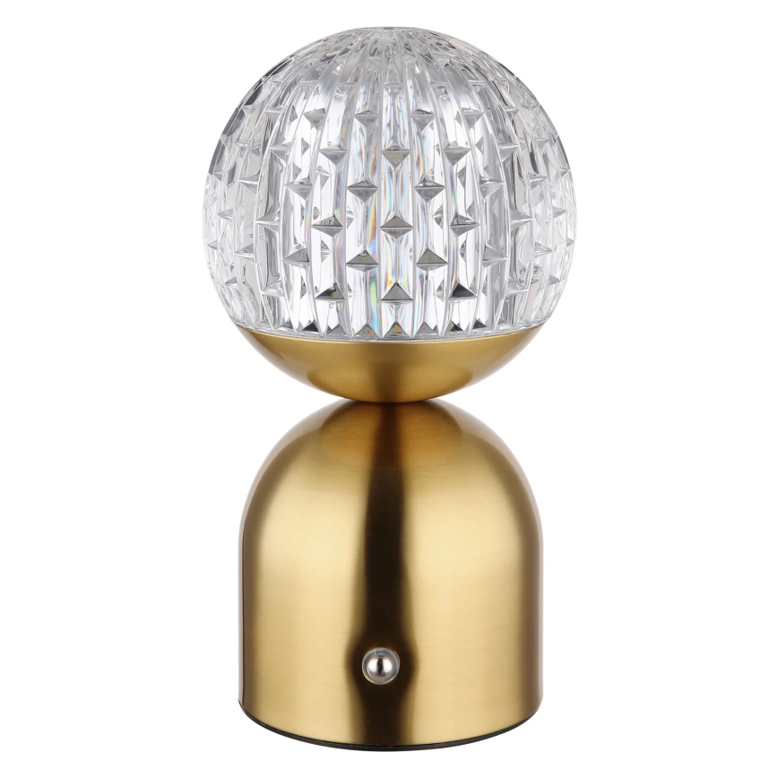 Globo - LED Zatemnitvena namizna svetilka na dotik LED/2,5W/3,7V 2700/4000/6500K 1800 mAh USB medenina