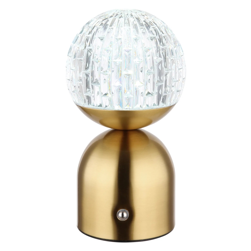 Globo - LED Zatemnitvena namizna svetilka na dotik LED/2,5W/3,7V 2700/4000/6500K 1800 mAh USB medenina