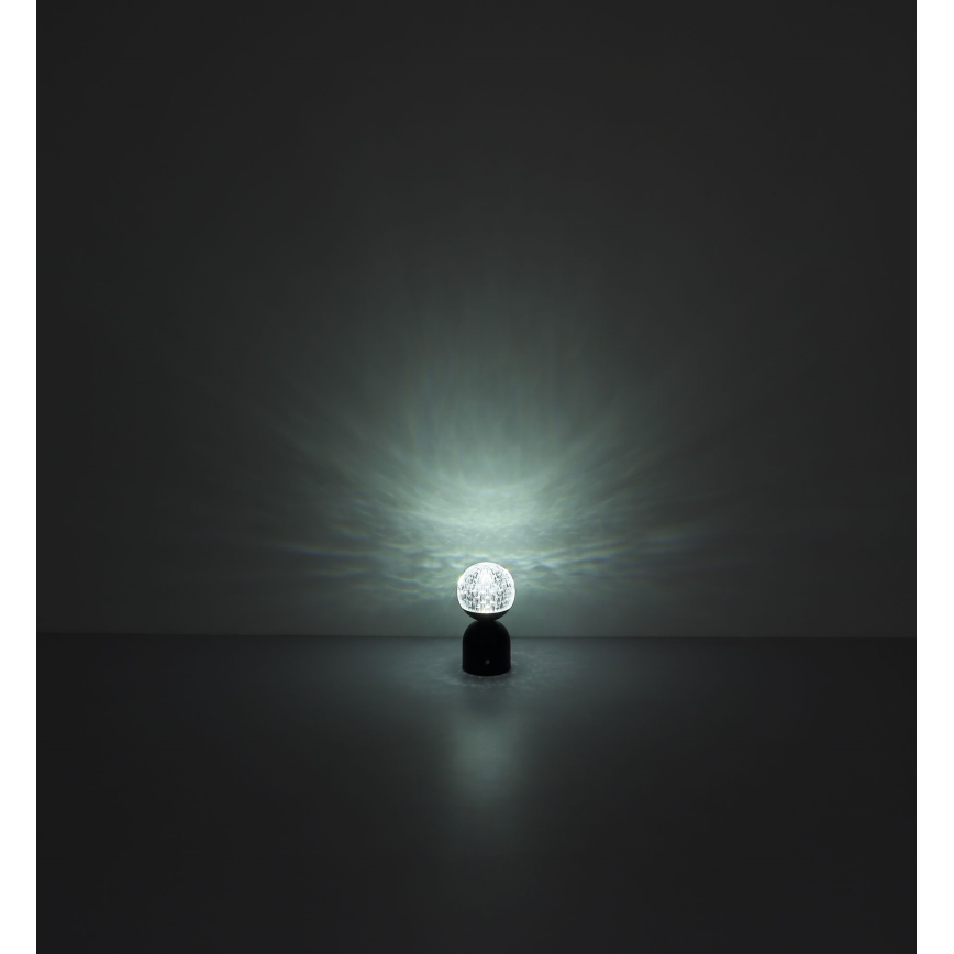 Globo - LED Zatemnitvena namizna svetilka na dotik LED/2,5W/3,7V 2700/4000/6500K 1800 mAh USB črna