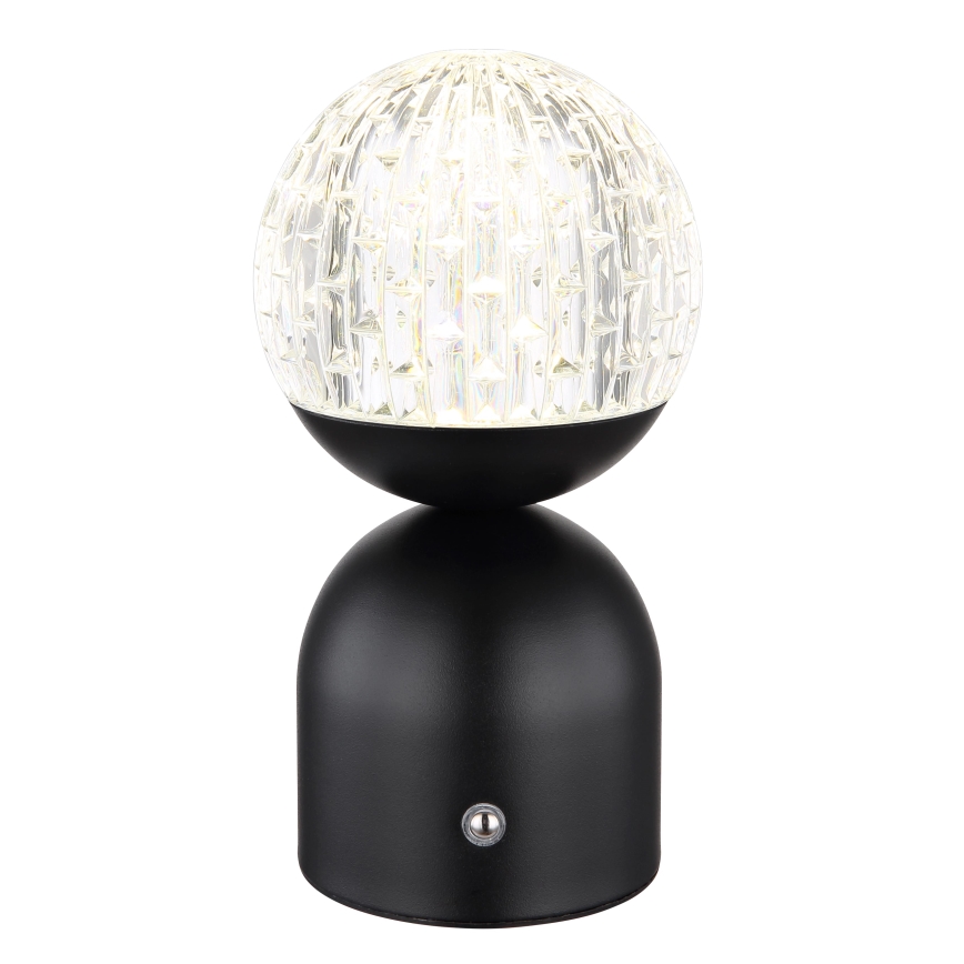 Globo - LED Zatemnitvena namizna svetilka na dotik LED/2,5W/3,7V 2700/4000/6500K 1800 mAh USB črna