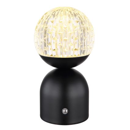 Globo - LED Zatemnitvena namizna svetilka na dotik LED/2,5W/3,7V 2700/4000/6500K 1800 mAh USB črna