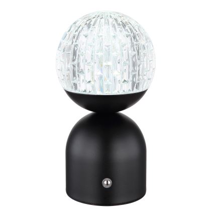 Globo - LED Zatemnitvena namizna svetilka na dotik LED/2,5W/3,7V 2700/4000/6500K 1800 mAh USB črna