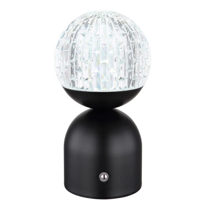 Globo - LED Zatemnitvena namizna svetilka na dotik LED/2,5W/3,7V 2700/4000/6500K 1800 mAh USB črna