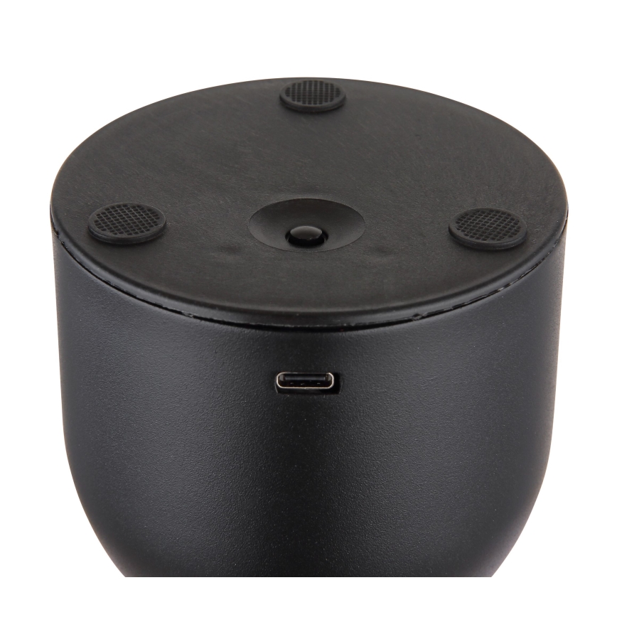 Globo - LED Zatemnitvena namizna svetilka na dotik LED/2,5W/3,7V 2700/4000/6500K 1800 mAh USB črna