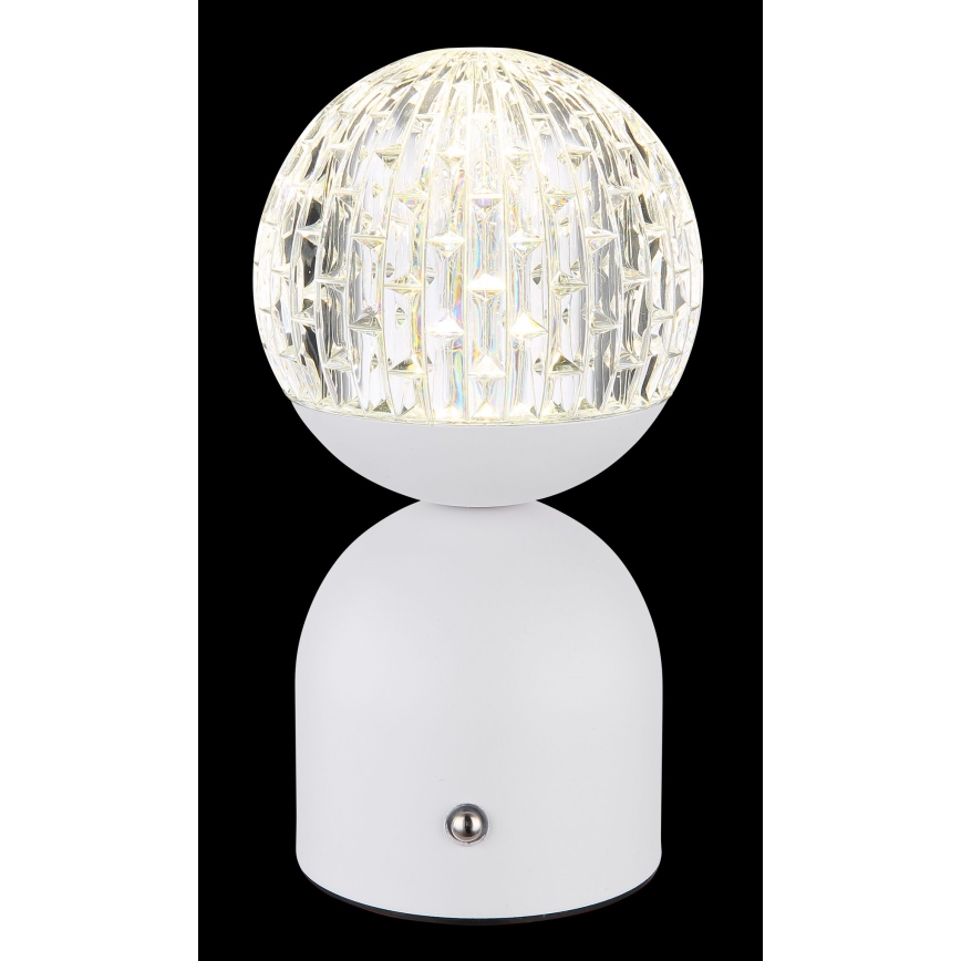 Globo - LED Zatemnitvena namizna svetilka na dotik LED/2,5W/3,7V 2700/4000/65000K 1800 mAh USB bela