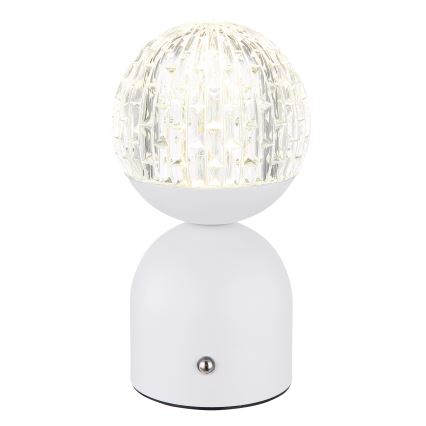 Globo - LED Zatemnitvena namizna svetilka na dotik LED/2,5W/3,7V 2700/4000/65000K 1800 mAh USB bela