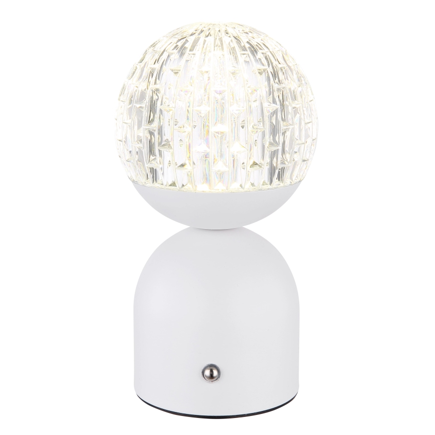Globo - LED Zatemnitvena namizna svetilka na dotik LED/2,5W/3,7V 2700/4000/65000K 1800 mAh USB bela