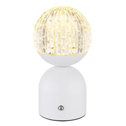 Globo - LED Zatemnitvena namizna svetilka na dotik LED/2,5W/3,7V 2700/4000/65000K 1800 mAh USB bela