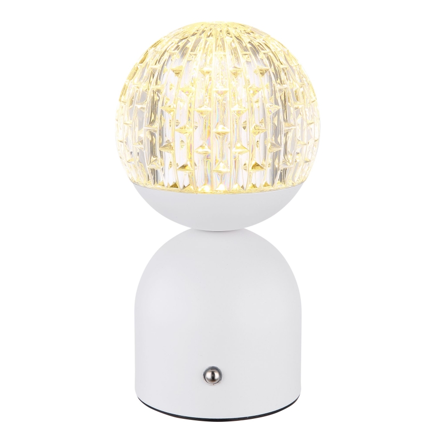 Globo - LED Zatemnitvena namizna svetilka na dotik LED/2,5W/3,7V 2700/4000/65000K 1800 mAh USB bela