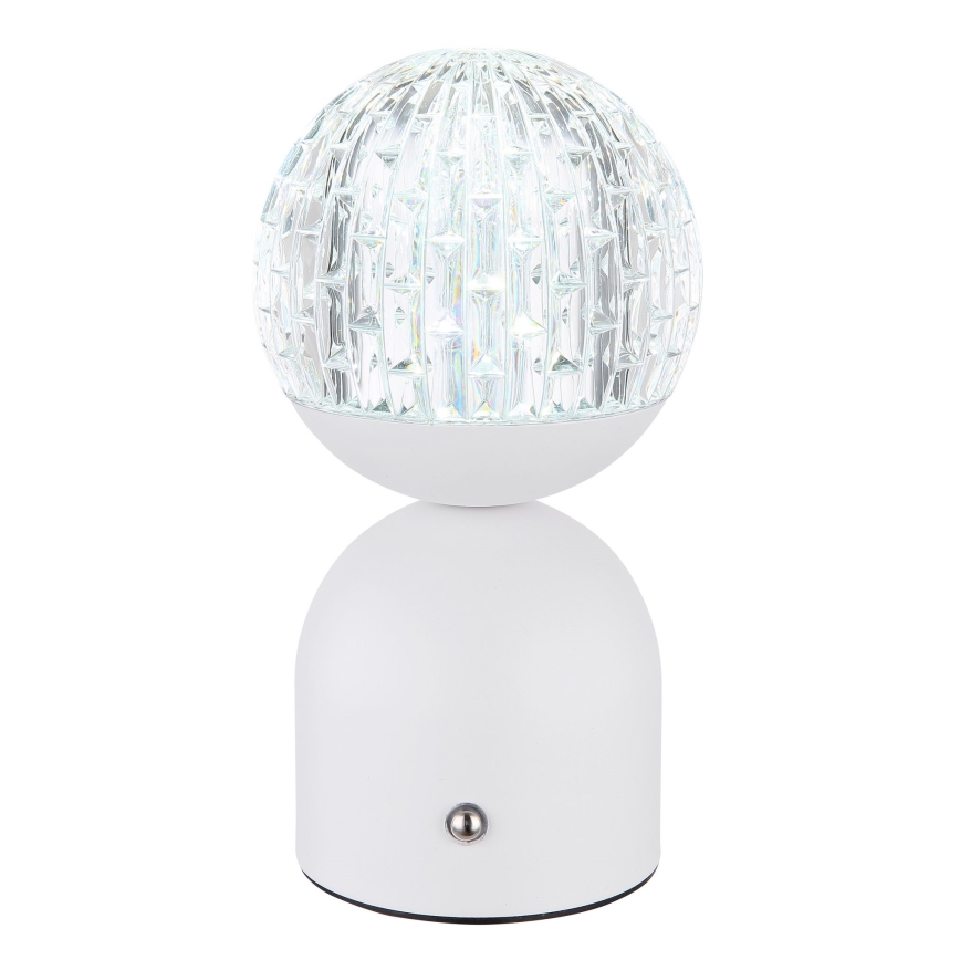 Globo - LED Zatemnitvena namizna svetilka na dotik LED/2,5W/3,7V 2700/4000/65000K 1800 mAh USB bela