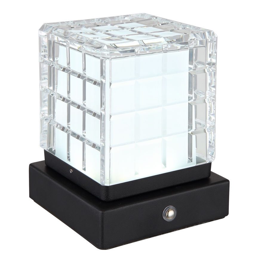 Globo - LED Zatemnitvena namizna svetilka na dotik LED/2,5W/3,7V 2700K/4000K/6500K 1800 mAh USB črna