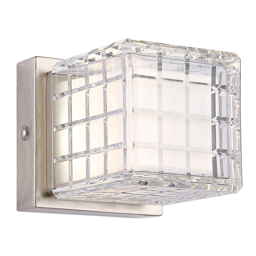 Globo - LED Zatemnitvena namizna svetilka na dotik LED/2,5W/3,7V 2700K/4000K/6500K 1800 mAh USB mat krom
