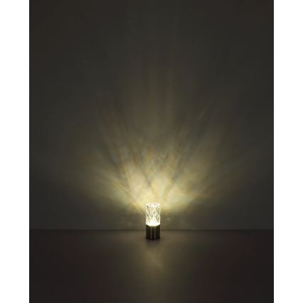 Globo - LED Zatemnitvena namizna svetilka na dotik LED/2,5W/3,7V 2700K/4000K/6500K 1800 mAh USB zlata